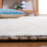 Safavieh Marbella 4'-0" x 6'-0" Rug in Navy / Ivory