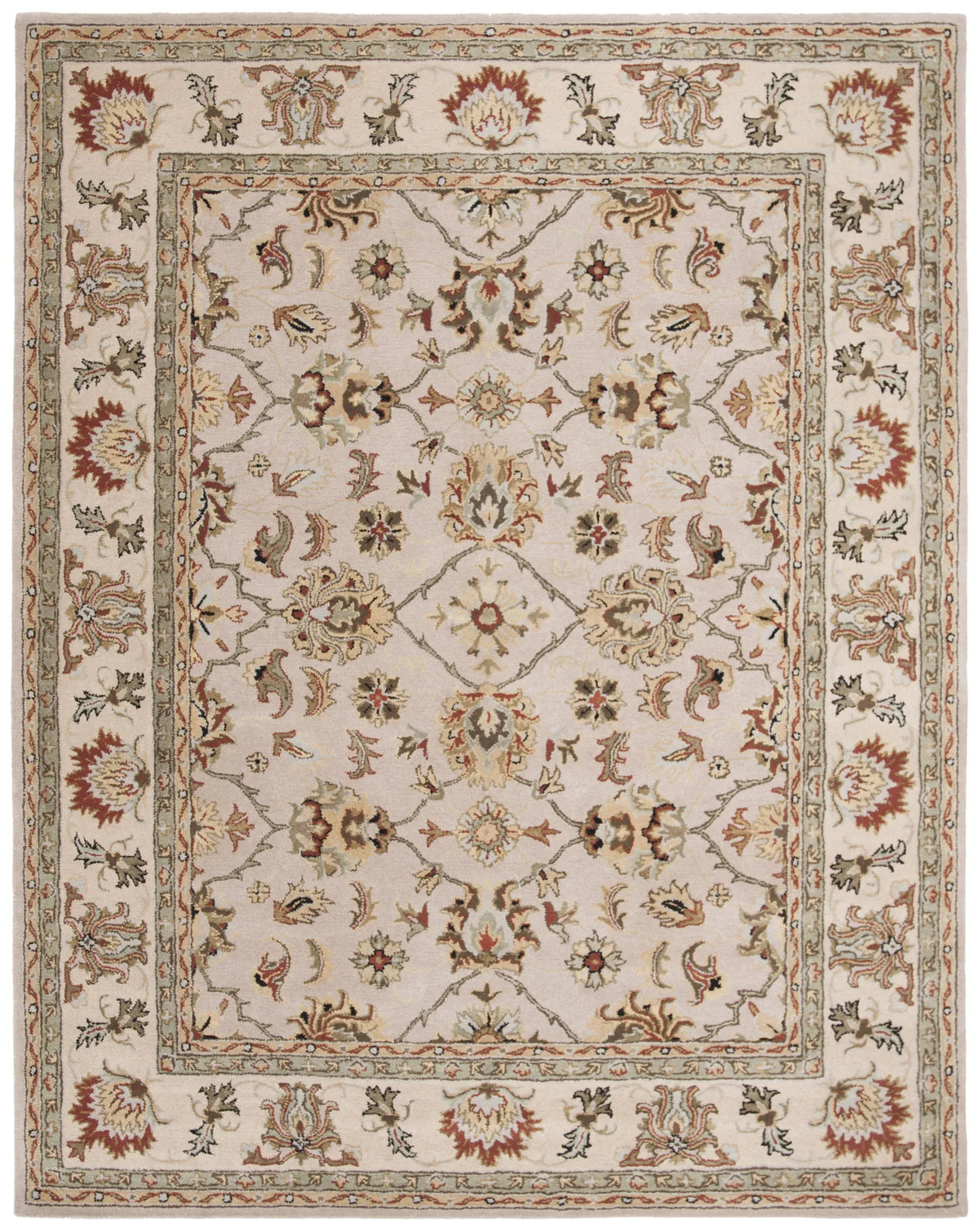Safavieh Heritage 7'-6" x 9'-6" Rug in Ivory / Light Gold