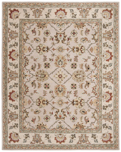 Safavieh Heritage 7'-6" x 9'-6" Rug in Ivory / Light Gold