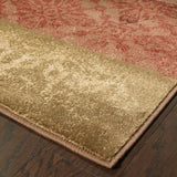 Oriental Weavers Sphinx Hudson 040a1 Beige / Green Rugs - corner detail