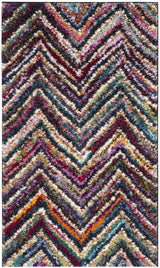 Safavieh Fiesta Shag 3'-0" x 5'-0" Rug in Multi