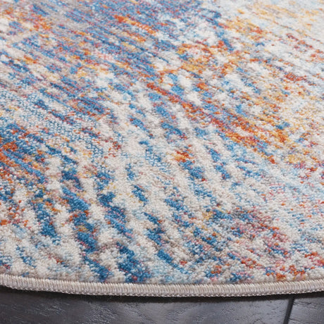 Safavieh Vintage Persian 5'-0" x 5'-0" Rug in Blue / Rust