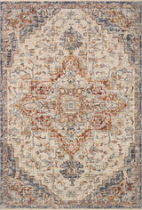 Loloi Sorrento Sor-05 Ivory/Fiesta Rug - main flat