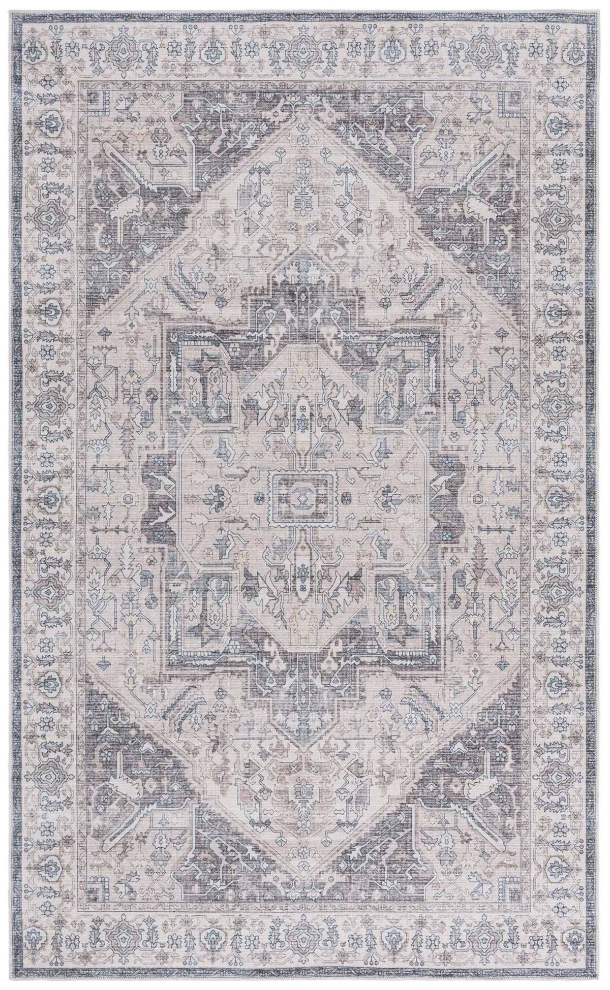 Safavieh Arizona 4'-0" x 6'-0" Rug in Beige / Grey
