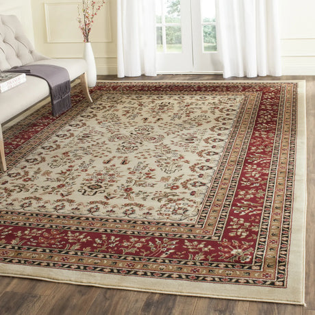 Safavieh Lyndhurst 10'-0" x 14'-0" Rug in Ivory / Red