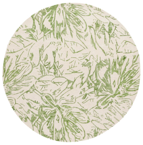 Safavieh Jardin 6'-0" x 6'-0" Rug in Ivory / Green
