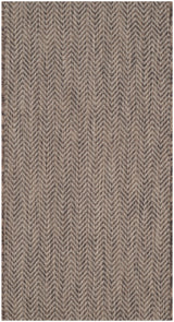 Safavieh Courtyard 2'-0" x 3'-7" Rug in Brown / Beige