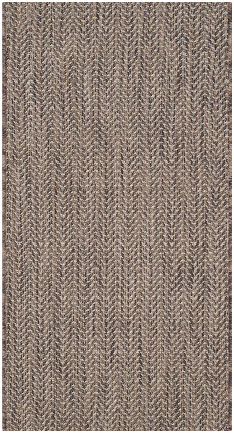 Safavieh Courtyard 2'-0" x 3'-7" Rug in Brown / Beige