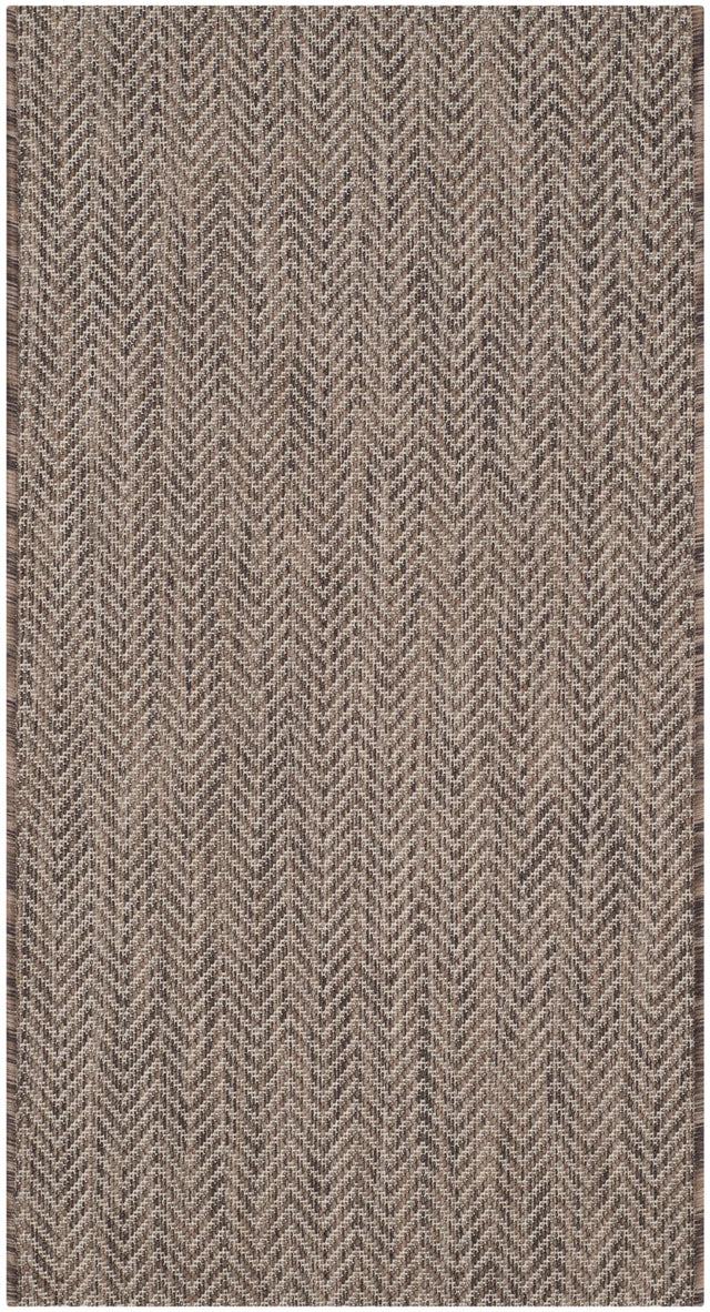 Safavieh Courtyard 2'-0" x 3'-7" Rug in Brown / Beige