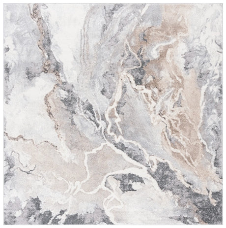 Safavieh Opal 6'-7" x 6'-7" Rug in Ivory / Grey