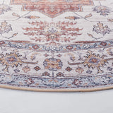 Safavieh Tucson 6'-0" x 6'-0" Rug in Ivory / Rust