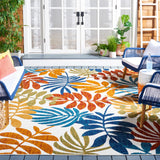 Safavieh Cabana 10'-0" x 14'-0" Rug in Creme / Red