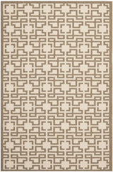 Safavieh Martha Stewart 4'-0" x 5'-7" Rug in Beige / Brown