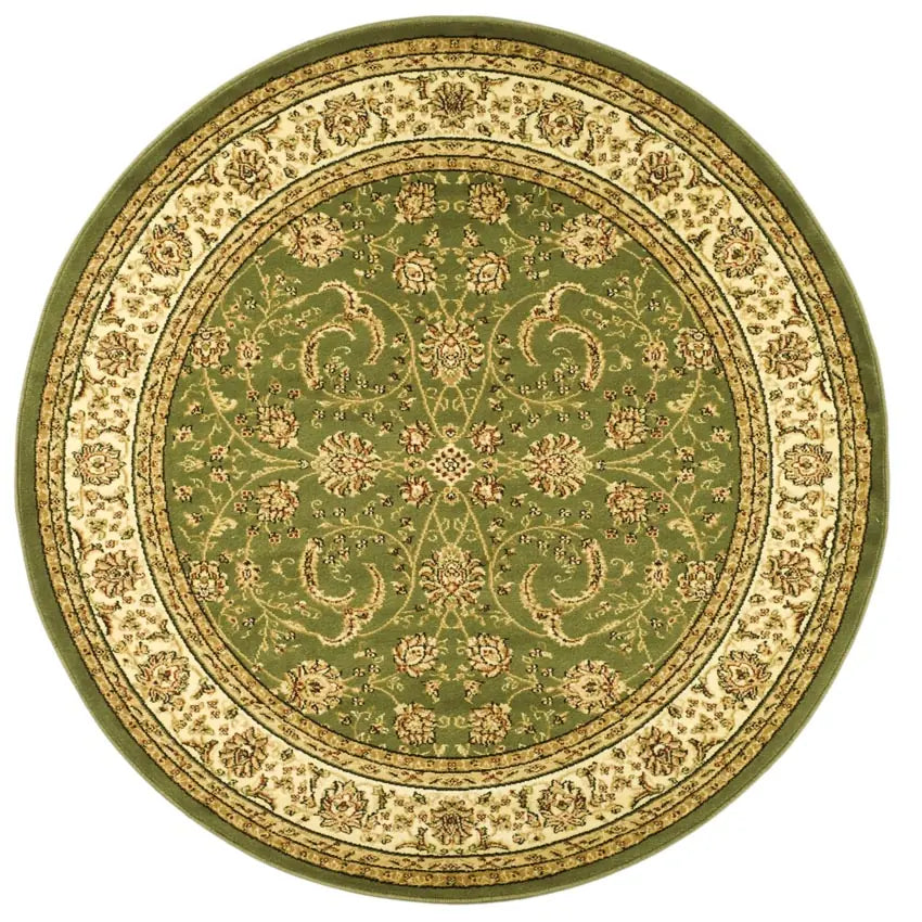 Safavieh Lyndhurst 5'-3" x 5'-3" Rug in Sage / Ivory