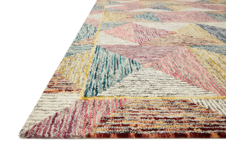 Loloi Spectrum Spe-01 Silver/Fiesta Rugs - rug corner