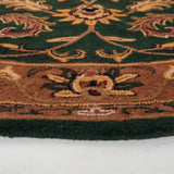 Safavieh Heritage 6'-0" x 6'-0" Rug in Dark Green / Gold