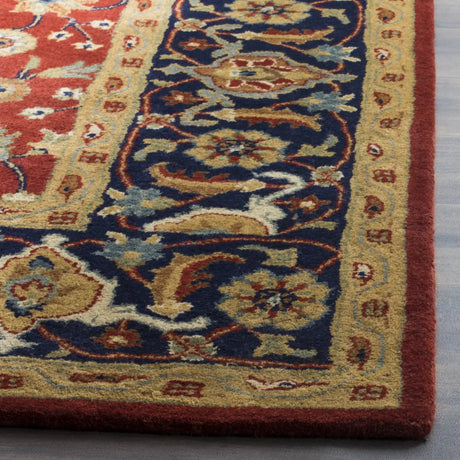 Safavieh Royalty 4'-0" x 6'-0" Rug in Rust / Navy