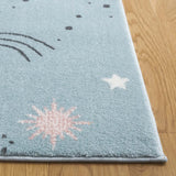 Safavieh Carousel Kids 100 4'-0" x 6'-0" Rug in Teal / Orange