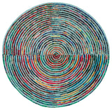 Safavieh Nantucket 6'-0" x 6'-0" Rug in Teal
