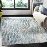 Safavieh Aria 4'-0" x 6'-0" Rug in Cream / Teal