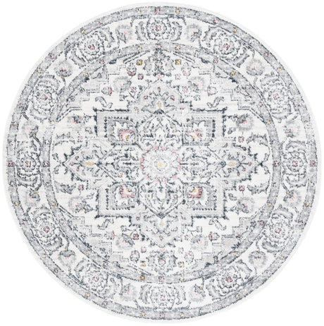 Safavieh Layla 6'-7" x 6'-7" Rug in Ivory Grey / Charcoal
