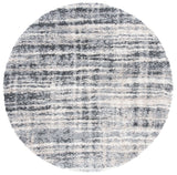 Safavieh Fontana Shag  800 5'-3" x 5'-3" Rug in Grey / Ivory