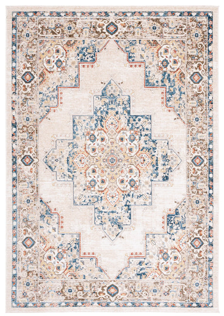 Safavieh Olympia 4'-0" x 6'-0" Rug in Beige / Blue