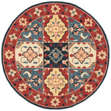 Safavieh Aspen 7'-0" x 7'-0" Rug in Red / Gold
