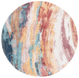 Safavieh Calista 5'-3" x 5'-3" Rug in Gold / Aqua