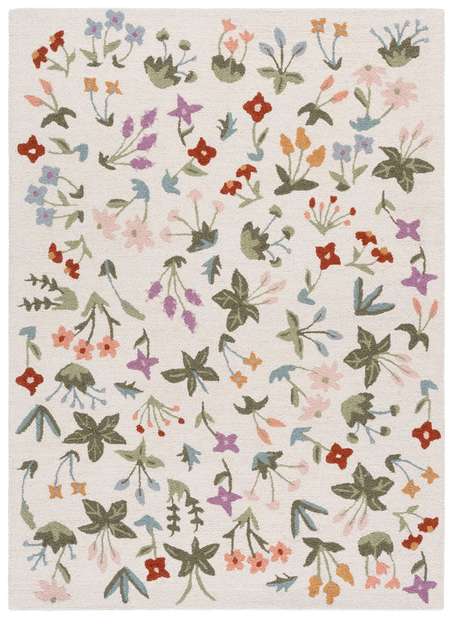 Safavieh Martha Stewart 4'-0" x 6'-0" Rug in Ivory / Green