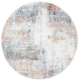 Safavieh Jasmine 5'-3" x 5'-3" Rug in Ivory / Blue