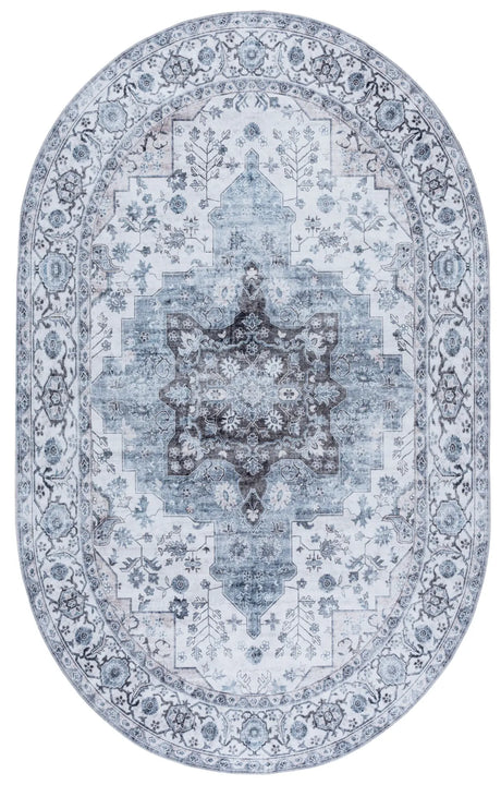 Safavieh Arizona 5'-0" x 8'-0" Rug in Ivory / Blue