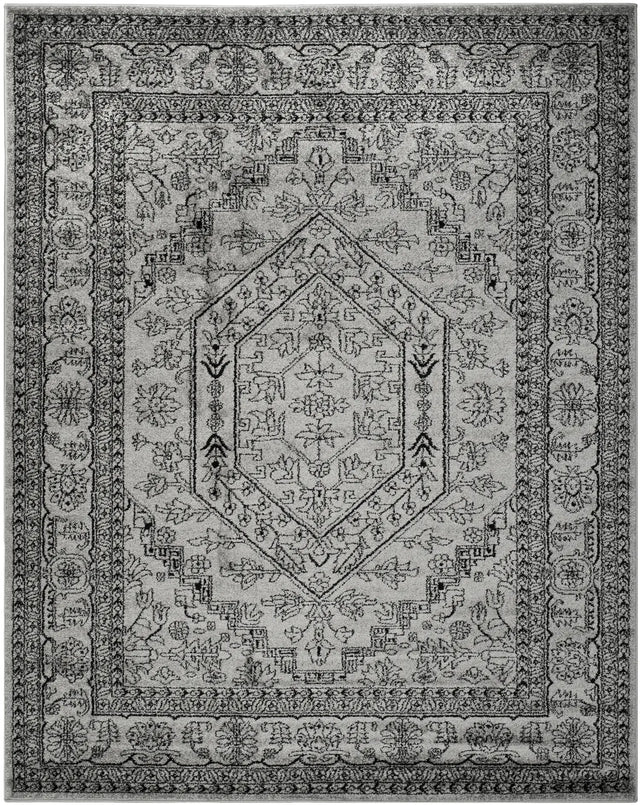 Safavieh Adirondack 10'-0" x 14'-0" Rug in Silver / Black