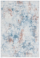 Safavieh Tulum 4'-0" x 6'-0" Rug in Light Blue / Ivory