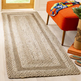 Safavieh Natural Fiber 2'-6" x 10'-0" Rug in Grey / Ivory