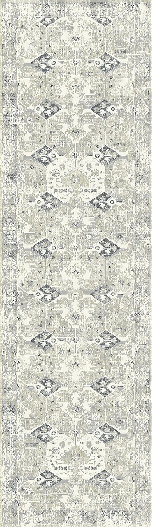 Dynamic Rugs Quartz 27073 Ivory Rugs - Runner