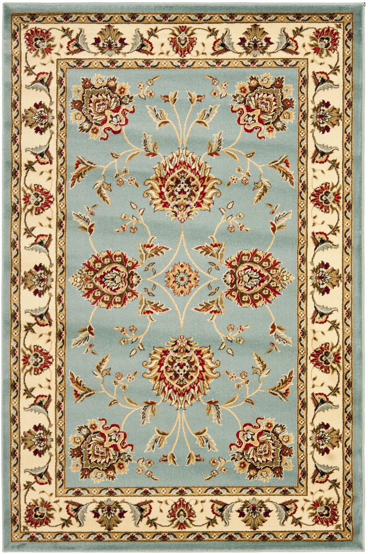 Safavieh Lyndhurst 3'-3" x 5'-3" Rug in Blue / Ivory