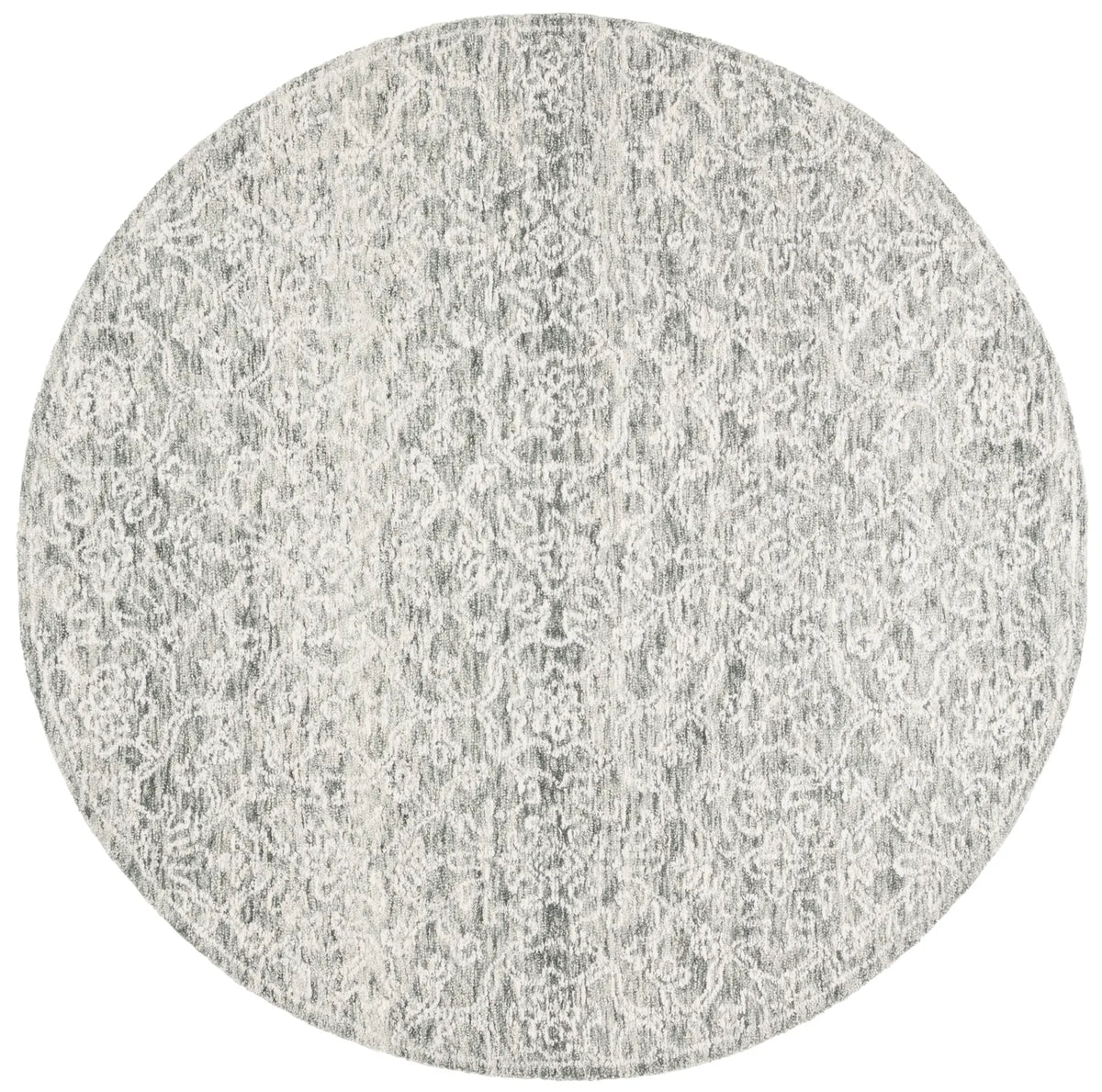 Safavieh Ebony 6'-0" x 6'-0" Rug in Ivory / Grey