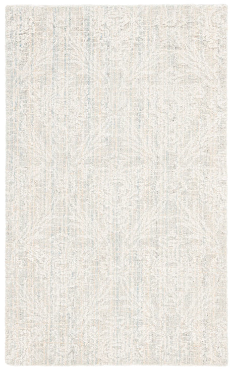 Safavieh Ebony 3'-0" x 5'-0" Rug in Light Blue / Ivory