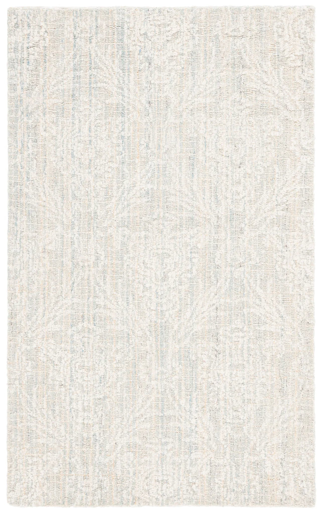 Safavieh Ebony 3'-0" x 5'-0" Rug in Light Blue / Ivory
