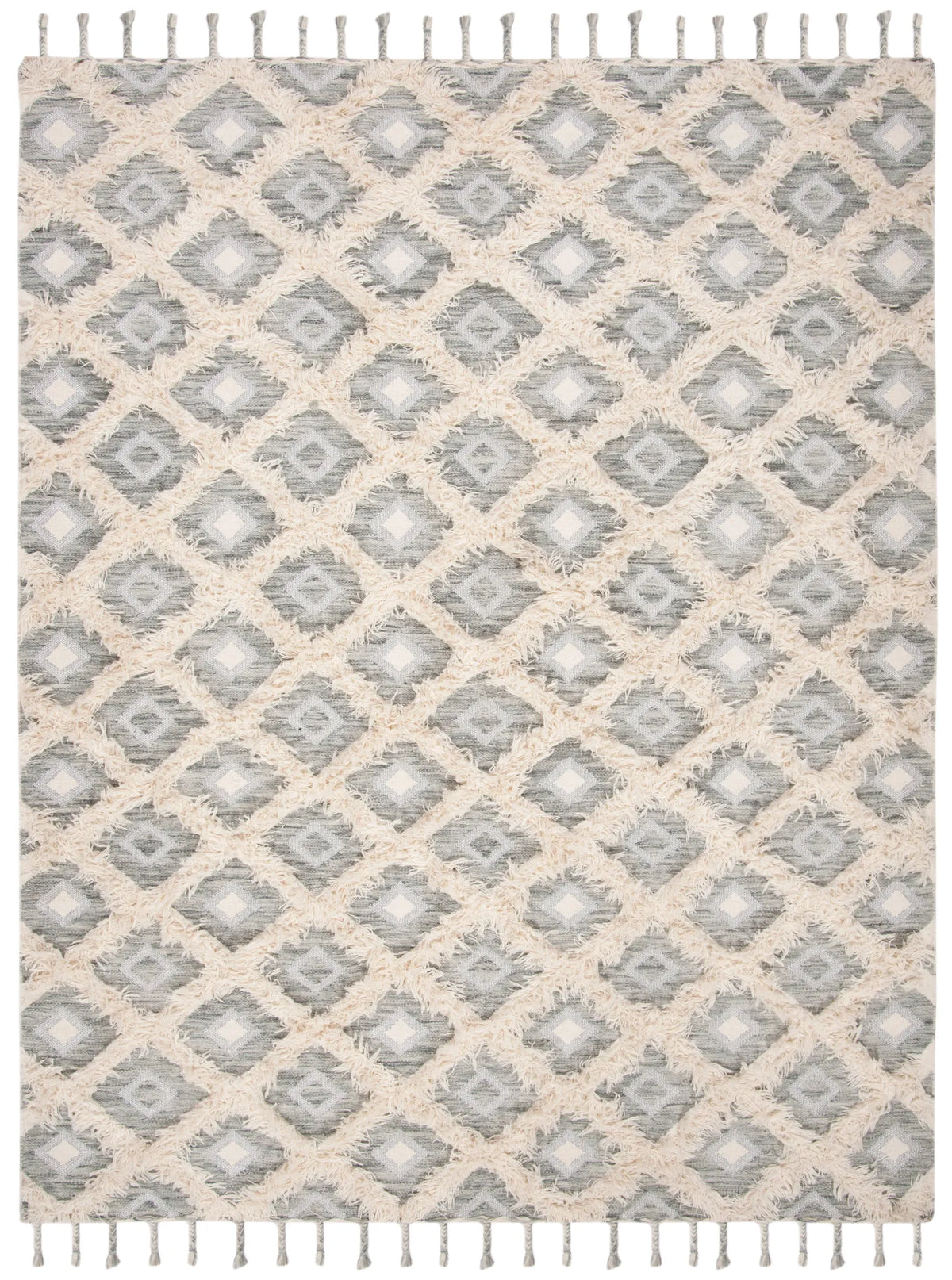 Safavieh Kenya 8'-0" x 10'-0" Rug in Grey / Ivory