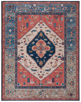 Safavieh Tucson 10'-0" x 14'-0" Rug in Rust / Blue