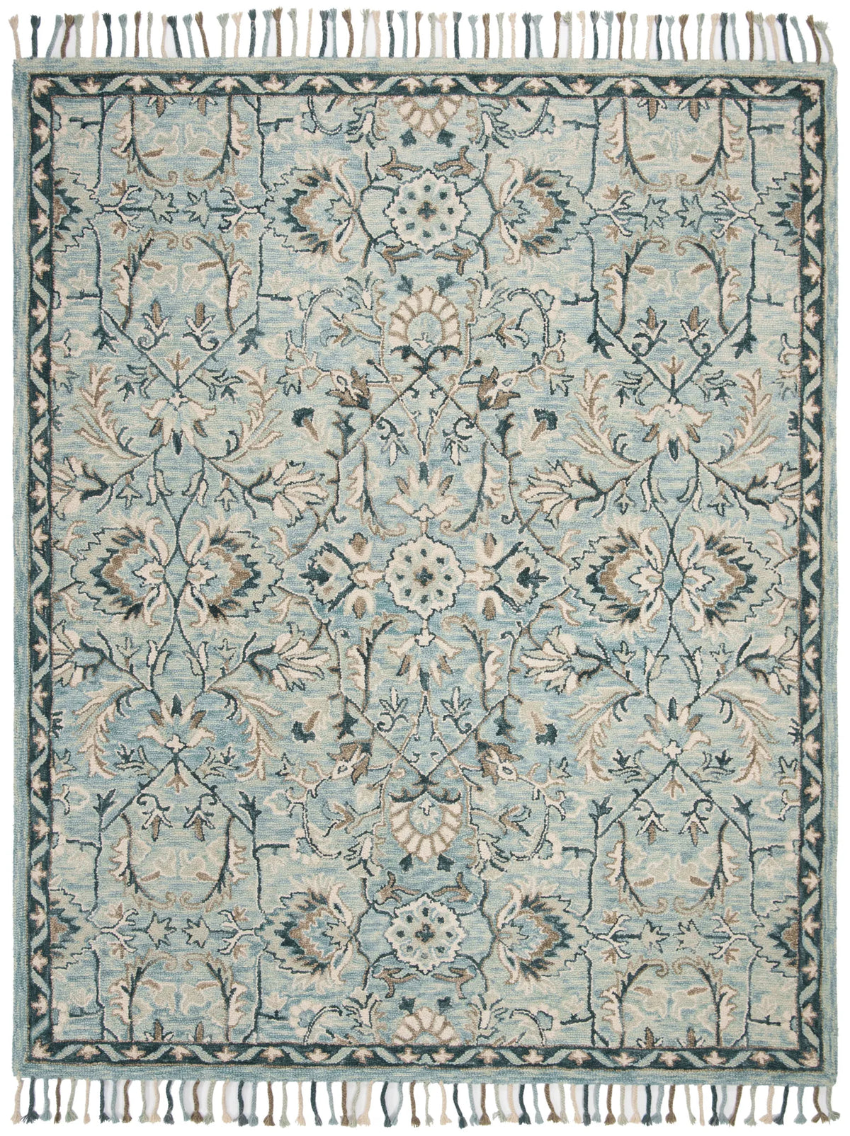 Safavieh Blossom 10'-0" x 14'-0" Rug in Blue / Ivory