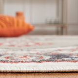 Safavieh Pyramid 4'-5" x 6'-5" Rug in Grey/Ivory / Rust