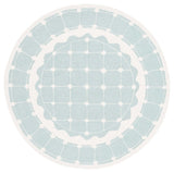 Safavieh Safavieh Kids 5'-0" x 5'-0" Rug in Turquoise / Ivory