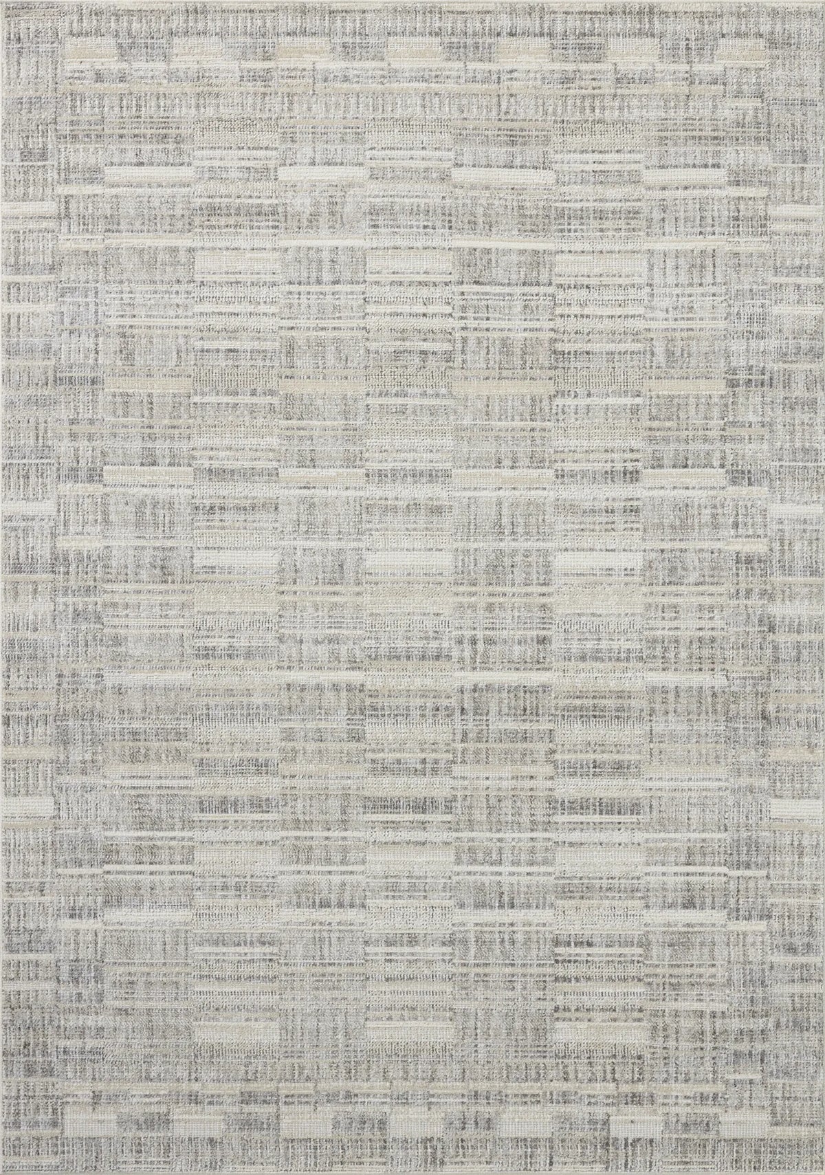 Loloi Roxie ROX-03 Contemporary Power Loomed Granite, Oatmeal Rug - main flat