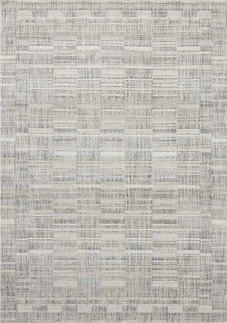 Loloi Roxie ROX-03 Contemporary Power Loomed Granite, Oatmeal Rug - main flat