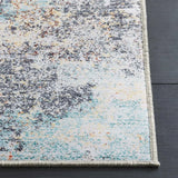 Safavieh Tacoma 4'-0" x 6'-0" Rug in Rust / Aqua