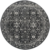 Safavieh Evoke 6'-7" x 6'-7" Rug in Charcoal / Ivory