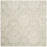 Safavieh Abstract 6'-0" x 6'-0" Rug in Grey / Ivory
